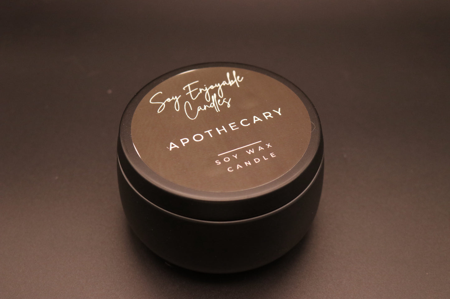 Luxe Matte Black Tin