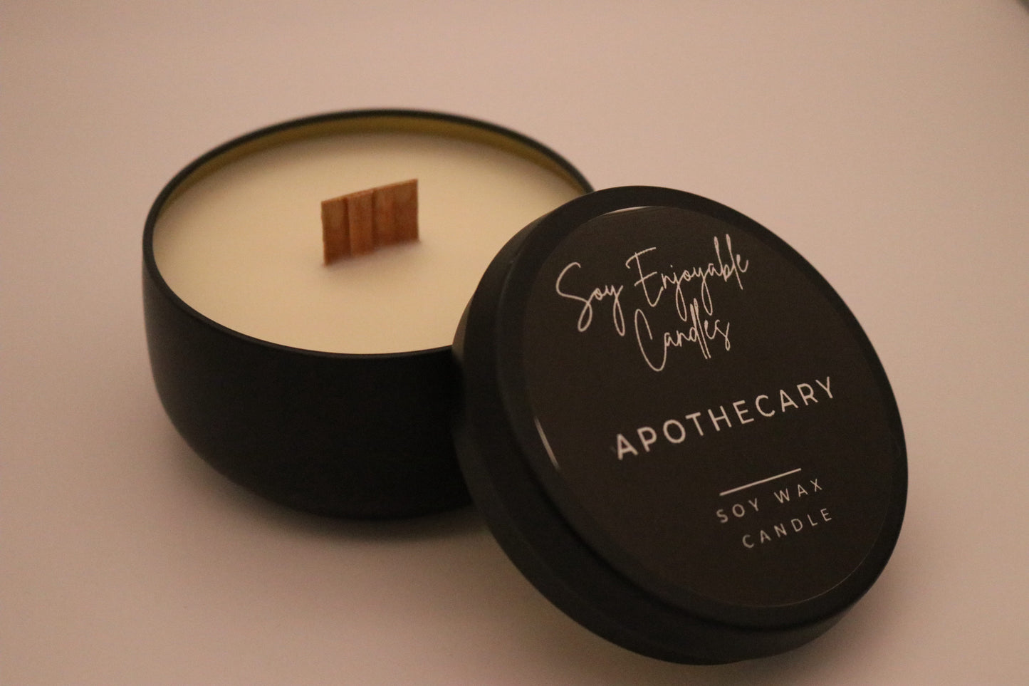 Luxe Matte Black Tin