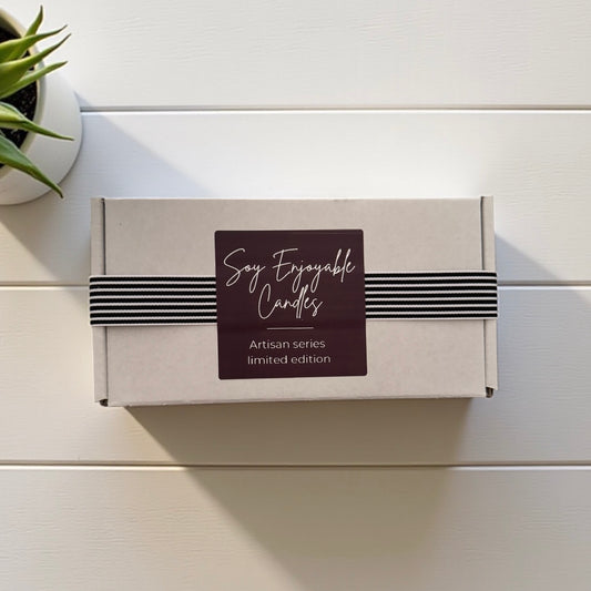 ARTISAN SERIES : Boxed set 3.5 oz with Candle Coaster